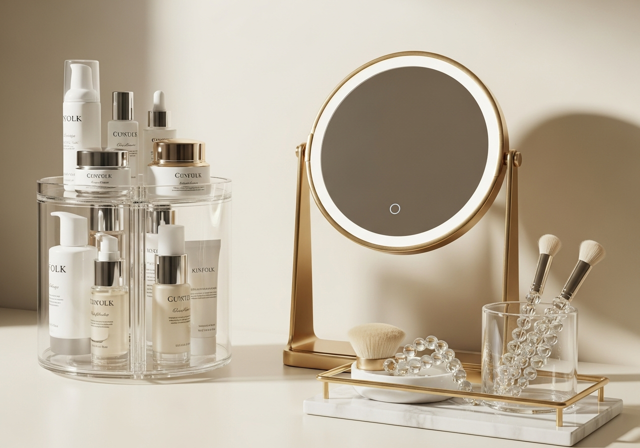 Practical Beauty Organizers That Quietly Reduce Vanity Clutter