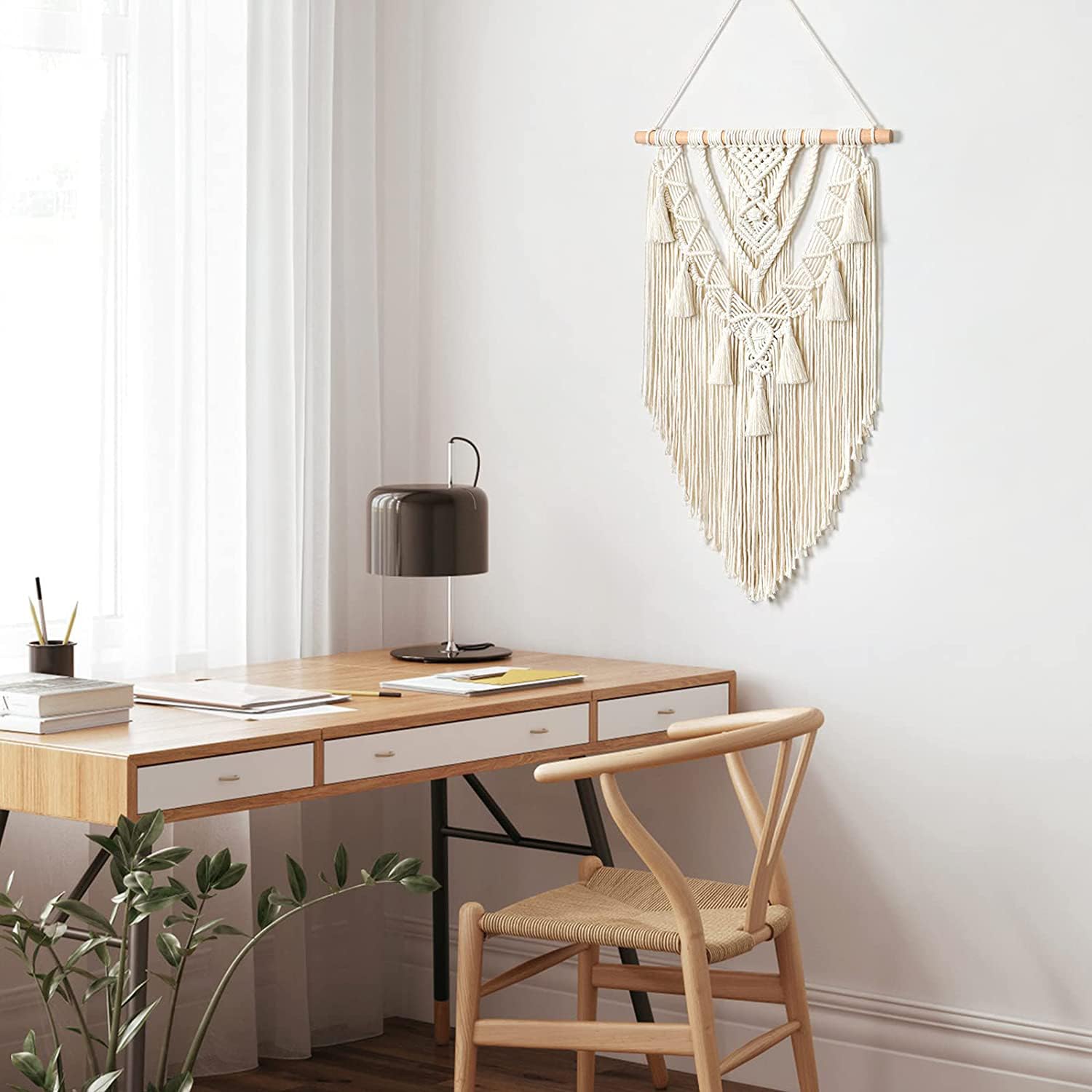 Kaahira Polycotton Macrame Boho Wall Hanging